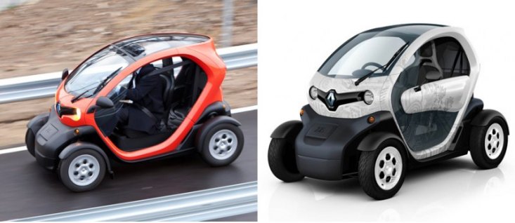 На данный момент электрокар Renault Twizy можно заказать как со створками, так и без них.