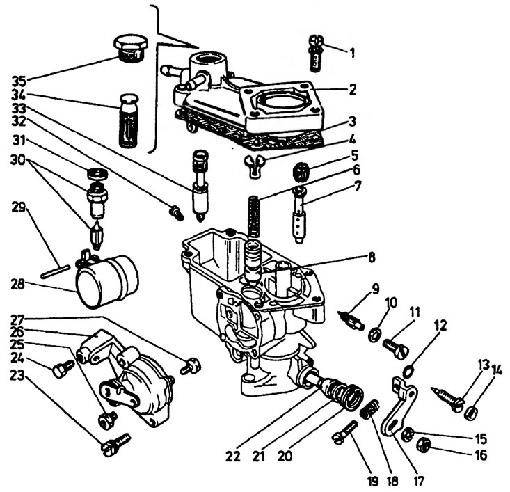 Снятие и разборка карбюратора (Карбюраторы легковых авто) - RenaultBook.ru