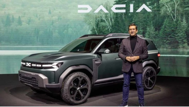 Dacia Bigster на презентации концепта в 2021 году