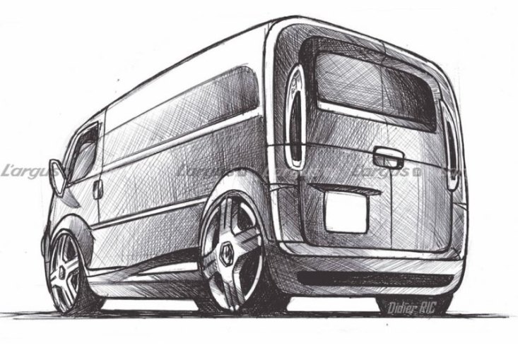 Возрожденный Renault Estafette. Рендер: L’Argus