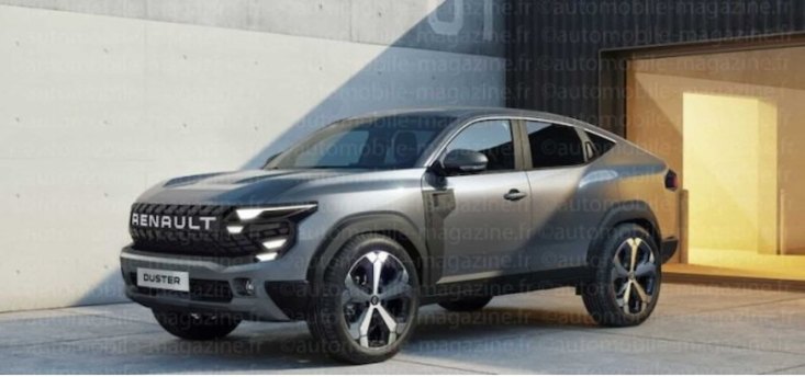 Рендер кросс-купе Renault Duster