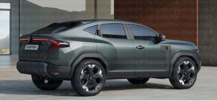 Рендер кросс-купе Renault Duster