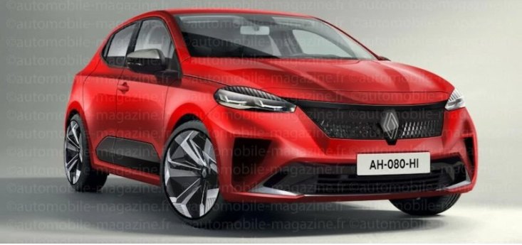 Рендер Renault Clio 6 поколения