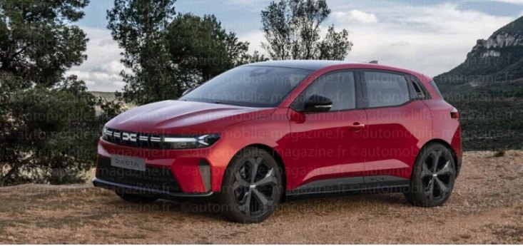 Рендер 4 поколения Dacia Sandero