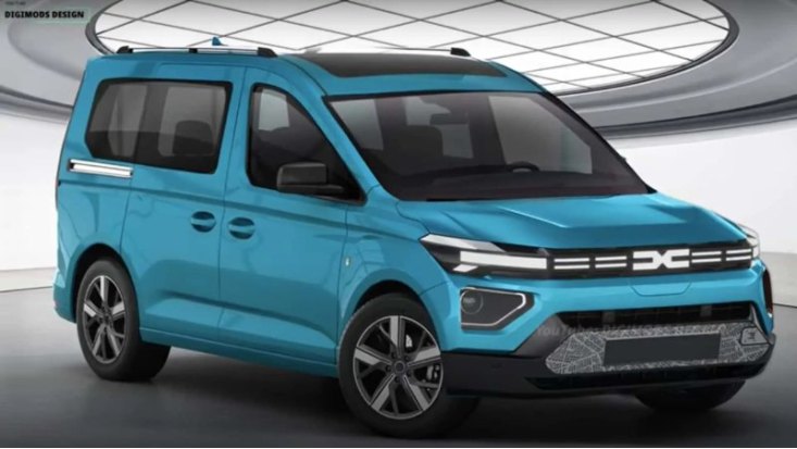 Dacia Dokker 2025. Рендер: Digimods Design
