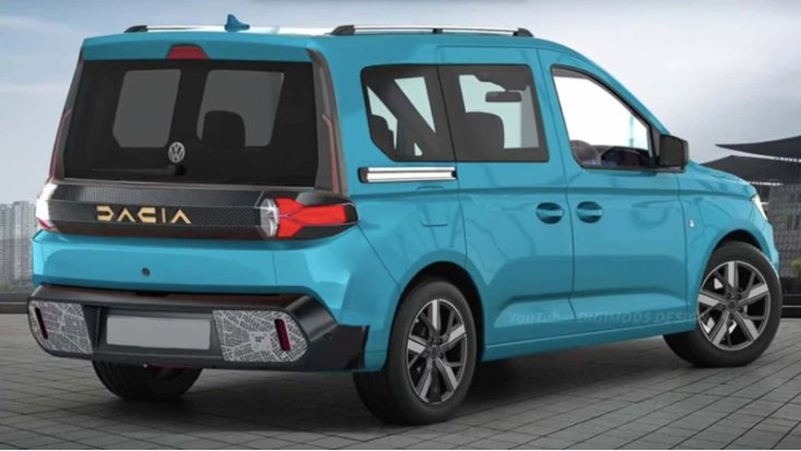 Dacia Dokker 2025. Рендер: Digimods Design
