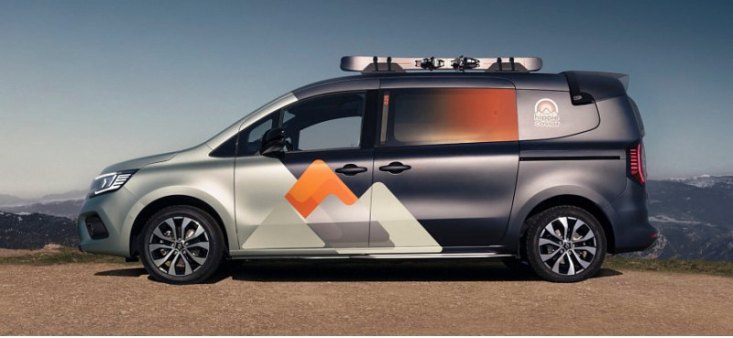 В Интернете показали концепт фургона Renault Hippie Caviar в виде мобильного базового лагеря на…