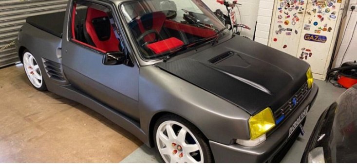На eBay продают самодельный кастомный пикап Renault 5 GT