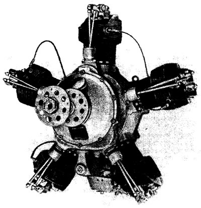 Рис. 85. Звездообразный двигатель М-11 Швецова