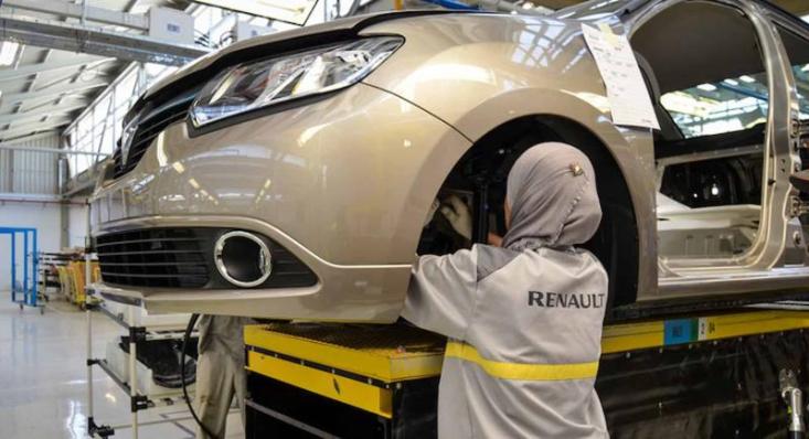 Процесс сборки Renault Logan в Алжире