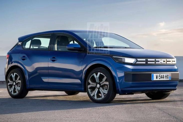 Неофициальный рендер электрического Dacia Sandero (AutoWeek)
