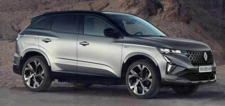 Неофициальный рендер обновленной версии Renault Austral