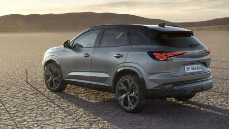 Неофициальный рендер обновленной версии Renault Austral