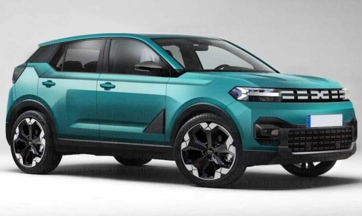 Рендер нового кроссовера Dacia – преемника модели Spring