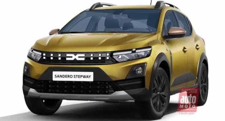 Неофициальный рендер нового Dacia Sandero Stepway