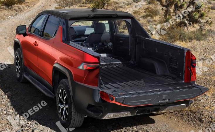 Неофициальный рендер нового пикапа Renault