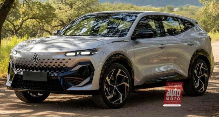 Рендер нового кросс-купе Renault Aurora