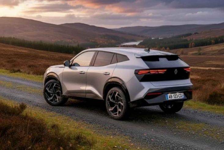 Спекулятивный рендер нового кросс-купе Renault для Южной Кореи