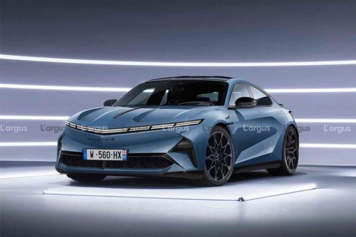 Рендеринг нового спортивного фастбэка Alpine A610