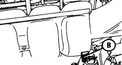 Месцазнаходжанне пласціны з нумарам рухавіка (У) - F7P (з 16 клапанамі)