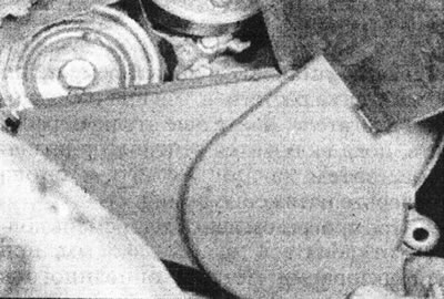 6.93 Зніміце ніжняе вечка зубчастага рамяня -рухавік F7P (з 16 клапанамі).