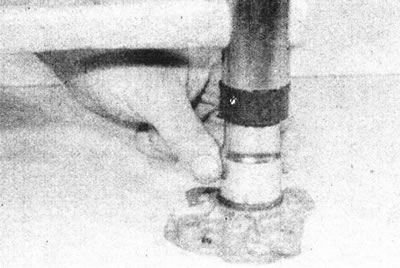 10.9b. Hammer the new seal into place.