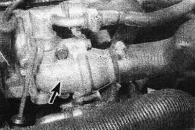 5.2. На рухавіках серыі Е тэрмастат знаходзіцца ў які адводзіць патрубку галоўкі блока цыліндраў…