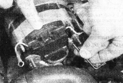 6.7. Адкруціць шрубы мацавання - рухавік F3P.