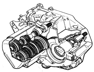 1.1a. The device of a 4-speed transmission.