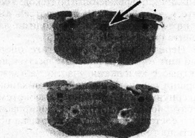 16.9. The inner shoe has a mounting protrusion (marked with an arrow). Please note the location of…