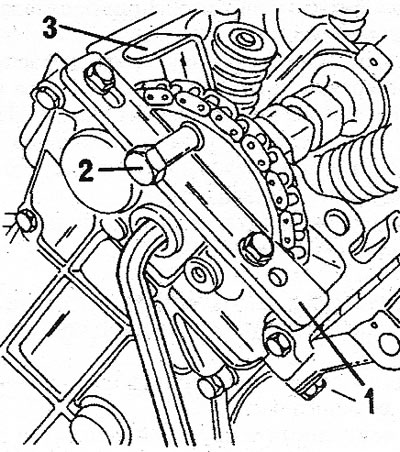 4.6 Для ўсталёўкі зорачкі распредвала адмысловая прылада (1) мантуецца ў вечка прывада распредвала.…