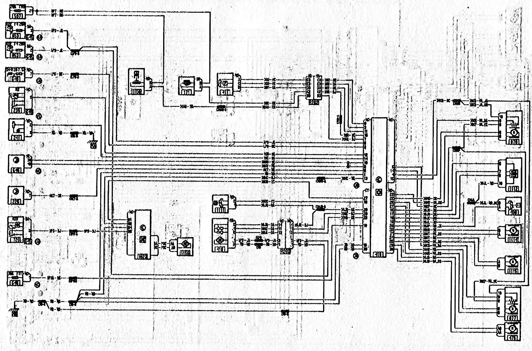 Генератор рено лагуна схема Air conditioning system diagram (engines F9Q, G9T, K4M) (Renault Laguna 2, 2001-