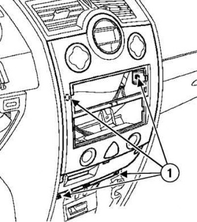 Как снять магнитолу рено меган Alarm switch and central locking switch (Renault Megan 2, 2002-2009, petrol) - "