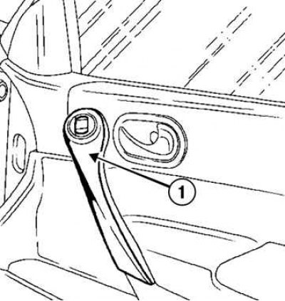 Как снять дверь меган Removing the power window switch panel (Renault Megan 2, 2002-2009, petrol) - "E