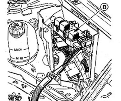12.3 Адлучыце рэле У паліўнай помпы, каб пры запуску рухавіка не падавалася паліва