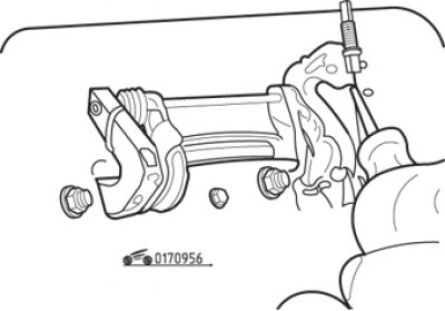 Мал. 9.56. Палажэнне цягі вонкавай ручкі перадпакояў дзверы