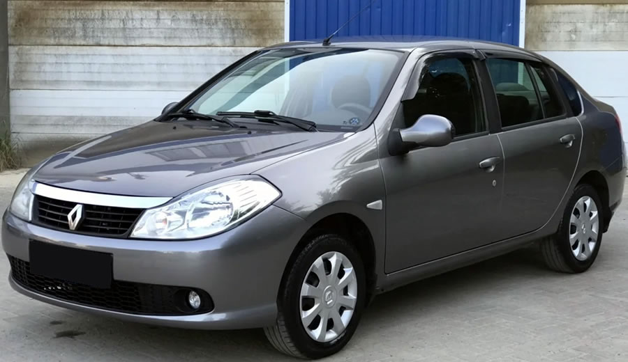 Купить б/у Renault Symbol ll 1.4 MT (98 л.с.) бензин механика в Москве: серый Ре